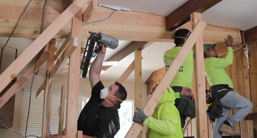Load bearing wall removal video